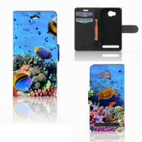 Huawei Y3 2 | Y3 II Telefoonhoesje met Pasjes Vissen - thumbnail