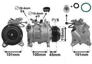 Compressor, airconditioning 0600K499