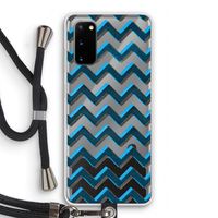Onderbroken lijn: Samsung Galaxy S20 Transparant Hoesje met koord