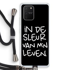 De Sleur: Samsung Galaxy S10 Lite Transparant Hoesje met koord