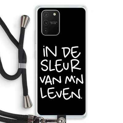 De Sleur: Samsung Galaxy S10 Lite Transparant Hoesje met koord
