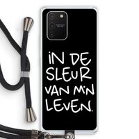 De Sleur: Samsung Galaxy S10 Lite Transparant Hoesje met koord De Sleur: Samsung Galaxy S10 Lite Transparant Hoesje met koord