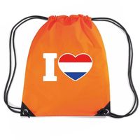 Oranje I love Holland rugzak