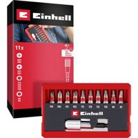 Einhell Bit Taschenbox 11tlg 118663 Bitset Torx, PH, PZ, Inbus Incl. bithouder