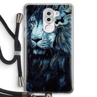 Darkness Lion: Honor 6X Transparant Hoesje met koord