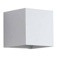 Searchlight Wall Wandlamp Vierkant - H 9,7 cm - Wit