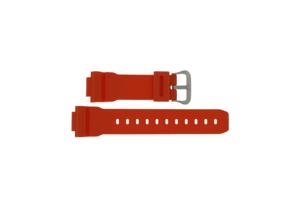 Horlogeband Casio DW-6900MM / GW-M5610MR / 10635867 Kunststof/Plastic Oranje 16mm