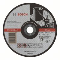 Bosch Accessoires Doorslijpschijf recht Expert for Inox AS 46 T INOX BF, 180 mm, 22,23 mm, 2,0 mm - 1 stuks - 2608600095