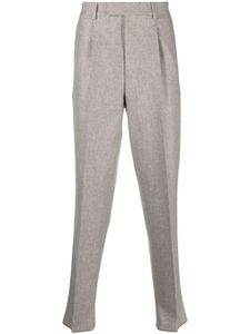 Zegna pantalon de costume à plis marqués - Gris