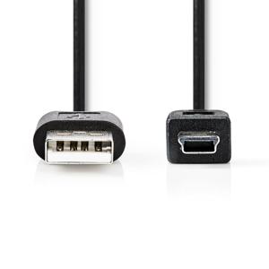 Nedis USB-Kabel | USB-A Male | USB Mini-B 5-Pins Male | 480 Mbps | 2 m | 50 stuks - CCGT60300BK20 CCGT60300BK20