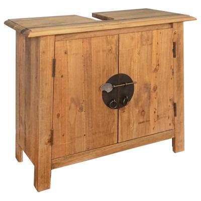 Wastafelkast 70x32x63 cm massief grenenhout