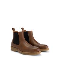 Travelin' Men - chelsea flat sole - Cognac - Maat 46 Travelin' Men - chelsea flat sole - Cognac - Maat 46