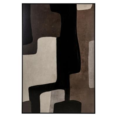 Wanddecoratie Mirage bruin rechts
