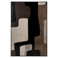Wanddecoratie Mirage bruin rechts