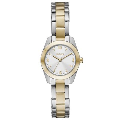 DKNY NY2922 Horloge Nolita staal zilver- en goudkleurig 26 mm
