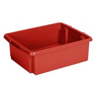 Sunware Opslagbox Nesta - kunststof - 17L - rood - 45 x 36 x 14 cm
