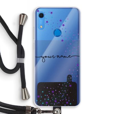 Sterren: Huawei Y6s Transparant Hoesje met koord