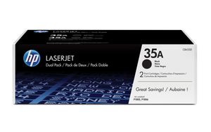 HP Toner 35A Origineel 2-pack Zwart 1500 bladzijden CB435AD