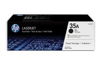 HP Toner 35A Origineel 2-pack Zwart 1500 bladzijden CB435AD - thumbnail