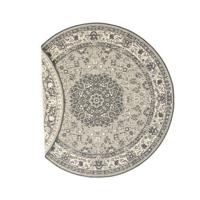 Tapeso Rond Vintage buitenkleed - Flip Agnes grijs - 200 cm rond