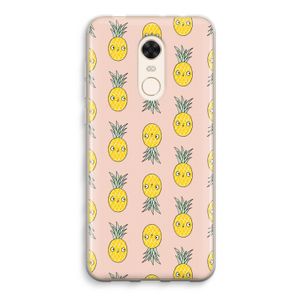 Ananas: Xiaomi Redmi 5 Transparant Hoesje