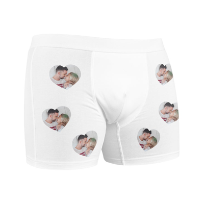 Boxershort bedrukken - XL - Wit