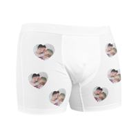 Boxershort bedrukken - XL - Wit