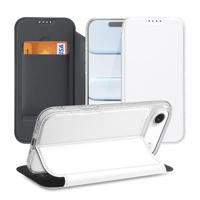 Apple iPhone Air Stand Case Hoesje Wit met Magnetische Sluiting