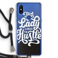 Hustle Lady: Xiaomi Mi Mix 3 Transparant Hoesje met koord Hustle Lady: Xiaomi Mi Mix 3 Transparant Hoesje met koord