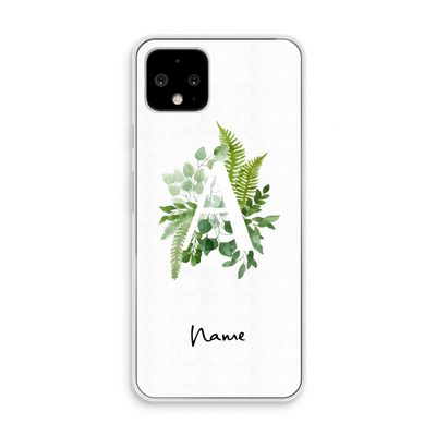 Green Brush: Pixel 4 Transparant Hoesje