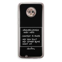 Mijn Motto's: Motorola Moto G6 Transparant Hoesje