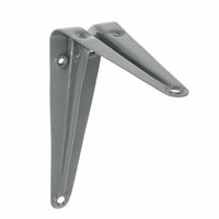 AMIG Plankdrager/planksteun van metaal - gelakt grijs - 150 x 125 mm - Plankdragers
