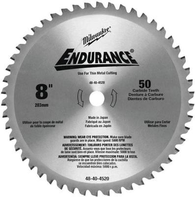 Milwaukee Cirkelzaagblad voor Metaal | Ø 203mm Asgat 15,87mm 50T - 48404520