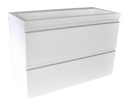 Xellanz onderkast 80cmx36cm zo.wastafel wit