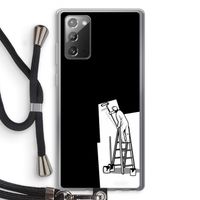 Musketon Painter: Samsung Galaxy Note 20 / Note 20 5G Transparant Hoesje met koord