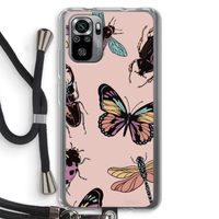 Tiny Bugs: Xiaomi Redmi Note 10S Transparant Hoesje met koord