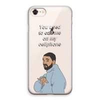 Hotline bling: iPhone 8 Transparant Hoesje