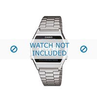 Horlogeband Casio B640WB-1BEF / B640WB-1B / 10339806 Staal 18mm - thumbnail