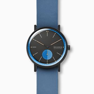 Horlogeband Skagen SKW6539 Silicoon Blauw 20mm