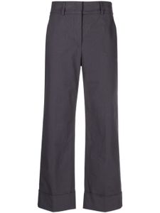 Peserico pantalon de tailleur à coupe ample - Gris