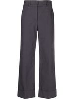 Peserico pantalon de tailleur à coupe ample - Gris