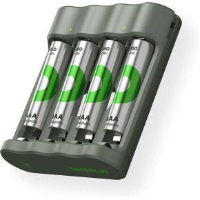 GP Batteries ReCyko+ B441 batterij-oplader Huishoudelijke batterij USB