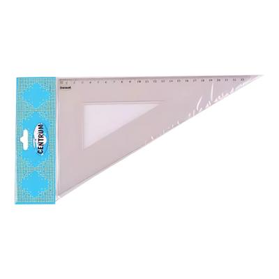Centrum Tekendriehoek - 30*60 graden - kunststof - L23 cm - school/kantoor
