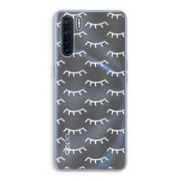 Wimpers: Oppo A91 Transparant Hoesje