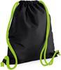 Atlantis BG110 Icon Gymsac - Black/Lime-Green - 40 x 48 cm