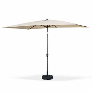 sweeek - Rechthoekige parasol 2x3m met centrale mast