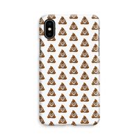 Poop emoji: iPhone Xs Volledig Geprint Hoesje