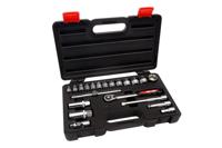 4tecx Dopsleutelset 3/8" 21-delig 4tecx Dopsleutelset 3/8" 21-delig