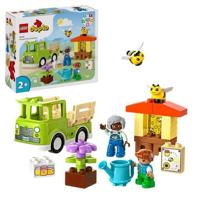 LEGO 10419 DUPLO Mijn stad zorgt voor bijen en korven, educatief speelgoed voor kinderen, 2 bijenfiguren