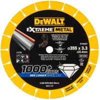 DeWALT DT40257 EXTREME™ Metal Diamant Doorslijpschijf 355mm DeWALT DT40257 EXTREME™ Metal Diamant Doorslijpschijf 355mm